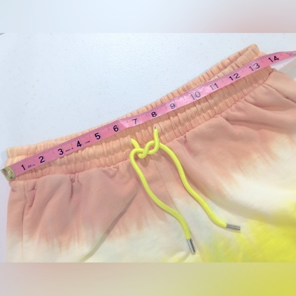 Nwt ATM Anthony Thomas Melillo Dip-Dyed Multi Color Ombré Terry Shorts - Picture 8 of 14